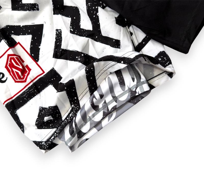 CHOSEN Dishonour Hybrid Fightshorts - Black